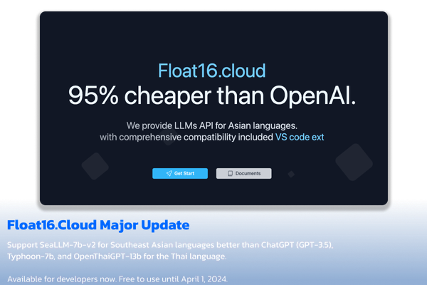 Float16.Cloud Update [02/2024]